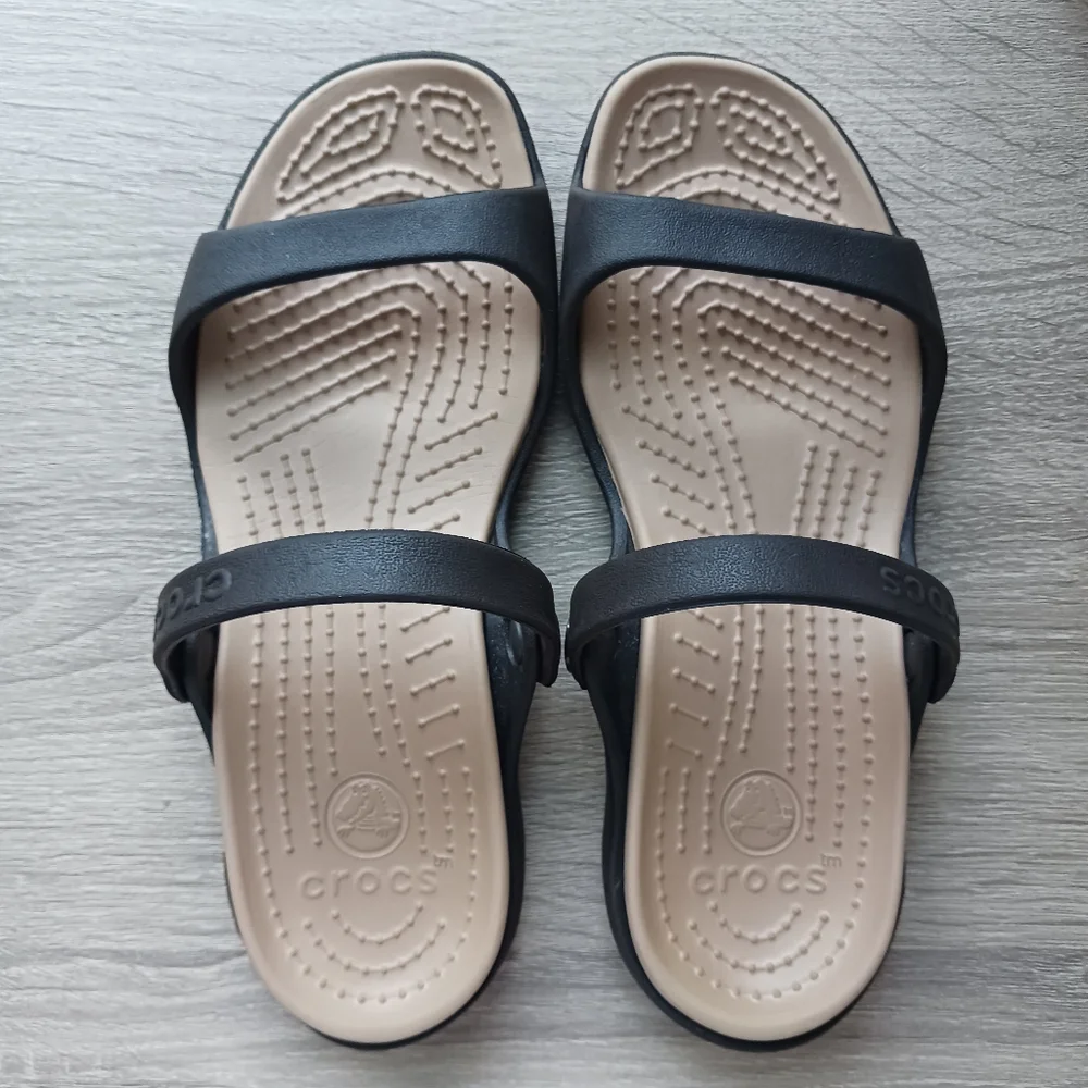 🌷 Crocs Cleo Open Toe Slide Sandal - Picture 7 of 13